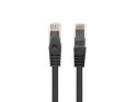 Patchcord kat.6 UTP LSZH CU 1m czarny fluke passed