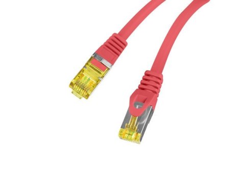 Patchcord kat.6a S/FTP CU 1.5m czerwony fluke Patchcord kat.6a S/FTP CU 1.5m czerwony fluke