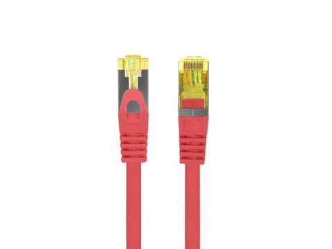 Patchcord kat.6a S/FTP LSZH CU 0.5m czerwony fluke Patchcord kat.6a S/FTP LSZH CU 0.5m czerwony fluke