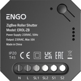 ENGO Controls EROL-ZB - Sterownik Rolet ZigBee do systemu ENGO Smart podtynkowy
