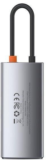 Hub USB Baseus Metal Gleam 4w1