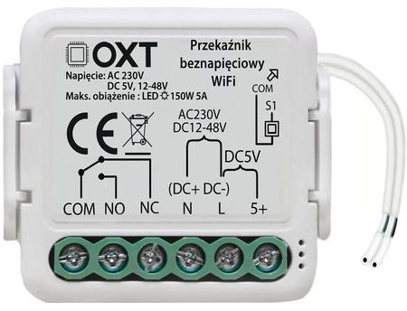Moduł OXT mini przekaźnik beznapięciowy AC 230V DC 5V 12-48V WiFi TUYA