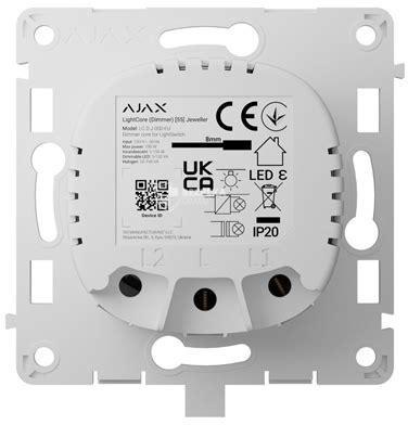 AJAX Włącznik światła LightCore Dimmer vertical (white)
