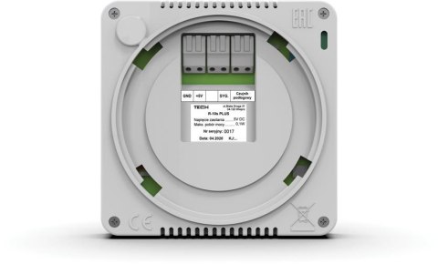 Bezprzewodowy regulator pokojowy czarny R-10S PLUS Tech Sterowniki