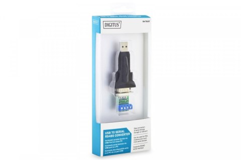 Konwerter/Adapter USB 2.0 do RS485 (DB9) z kablem USB A M/Ż dł. 80cm Konwerter/Adapter USB 2.0 do RS485 (DB9) z kablem USB A M/Ż dł. 80cm