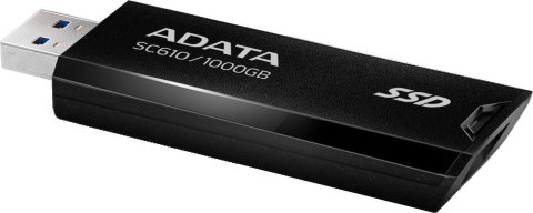 Dysk zewnętrzny SSD Adata SC610 1000GB USB3.2A czarny Dysk zewnętrzny SSD Adata SC610 1000GB USB3.2A czarny