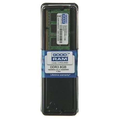 SODIMM DDR3 8GB/1600 CL11 1,35V Low Voltage SODIMM DDR3 8GB/1600 CL11 1,35V Low Voltage