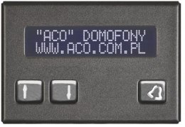 ACO CDN-230E ST Elektroniczny spis lokatorów stal