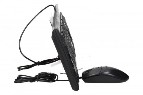 Zestaw klawiatura + mysz KM-72620D USB Czarny Zestaw klawiatura + mysz KM-72620D USB Czarny