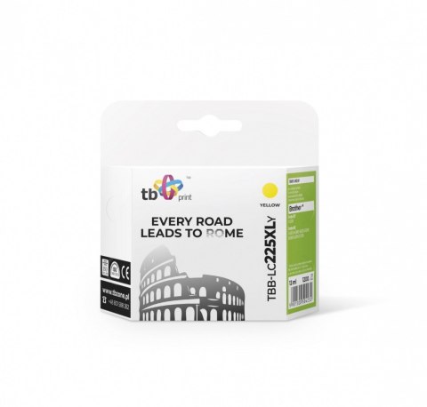 Tusz do Brother LC225XL TBB-LC225XLY YE Tusz do Brother LC225XL TBB-LC225XLY YE