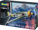 Model plastikowy Focke Wulf FW190 F-8