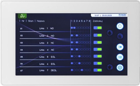 Manipulator PulsON Alarm Touch BUS 7"