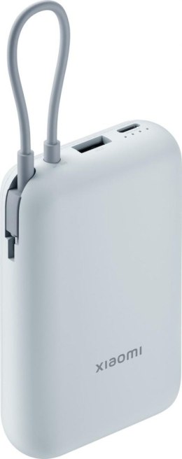 Powerbank Xiaomi 10000mAh z Wbudowanym Kablem USB-C Ice Blue