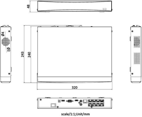 REJESTRATOR IP HIKVISION DS-7608NXI-K1/8P(D)/Alarm4+1 PL REJESTRATOR IP HIKVISION DS-7608NXI-K1/8P(D)/Alarm4+1 PL