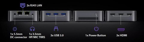 Mini PC Blackview MP80 N5095 16GB 1TB-SSD W11 Home