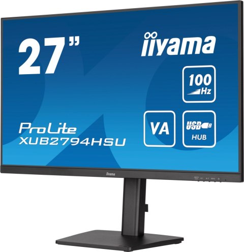 Monitor LED IIYAMA XUB2794HSU-B6 27 cali VA 100Hz 1ms HAS Pivot Monitor LED IIYAMA XUB2794HSU-B6 27 cali VA 100Hz 1ms HAS Pivot