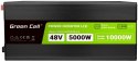 PRZETWORNICA NAPIĘCIA Green Cell PowerInverter LCD 48V / 230V 5000/10000W CZYSTA SINUSOIDA