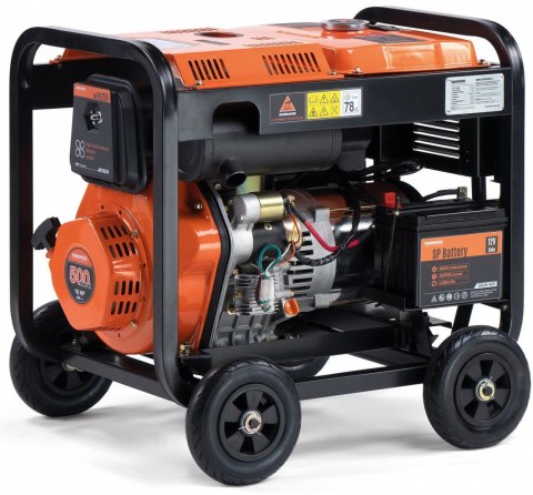 AGREGAT PRĄDOTWÓRCZY DIESEL DAEWOO DDAE 9000DXE-3 6.3kW