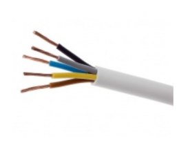 Przewód elektryczny giętki linka H05VV-F OWY 5x4mm2 300/500V ELEKTROKABEL 1m
