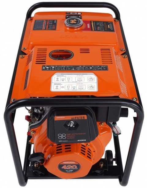 AGREGAT PRĄDOTWÓRCZY DIESEL DAEWOO DDAE 6000XE 5.0kW