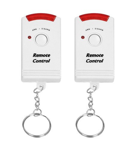 Mini alarm Virone bezprzewodowy z wbudowaną syreną, sterowany pilotem AS-1