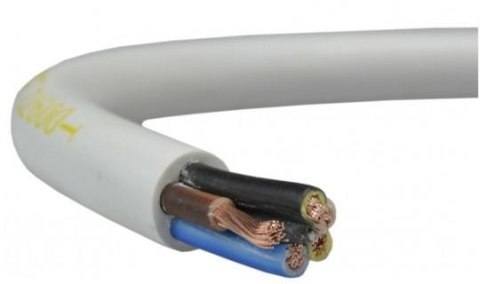 Przewód elektryczny linka H05VV-F OWY 5x1,5mm2 300/500V 1m