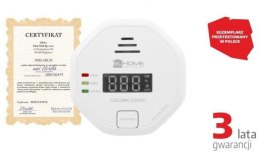 Czujnik czadu El Home CD-92B8 wolnostojący, wyswietlacz LCD, 3 lata gwarancji