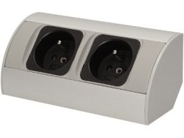 Gniazdo meblowe 2x250V AC OR-AE-1303/G ORNO