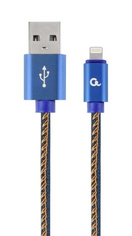 Kabel USB 8 pin premium jeans 1 m