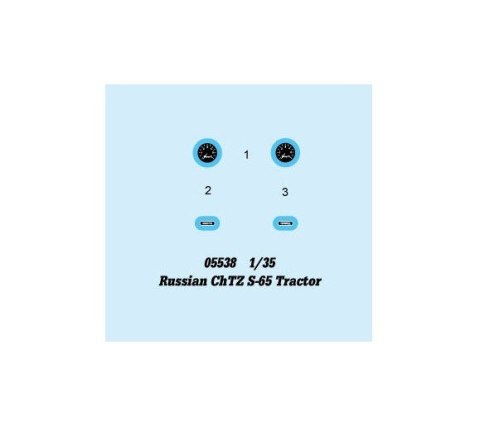 Model plastikowy ChTZ S-65 rosyjski ciągnik