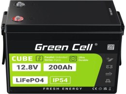 AKUMULATOR LITOWO-ŻELAZOWO-FOSFORANOWY LiFePO4 Green Cell Cube 12.8V 200Ah LFPGC12V200AH