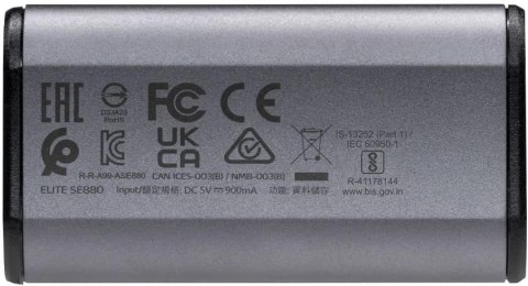 Adata Dysk zewnętrzny SSD SE880 4TB USB3.2A/C Gen2x2 Szary