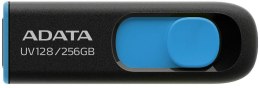 Adata Pendrive UV128 256GB USB 3.2 Gen1 czarno - niebieski