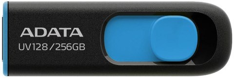 Adata Pendrive UV128 256GB USB 3.2 Gen1 czarno - niebieski