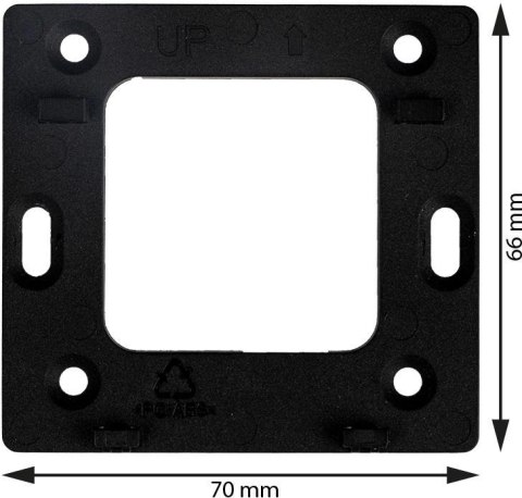 ENGO Controls E25-BATB - Regulator temperatury, bateryjny, czarny, ZigBee/868MHz, natynkowy