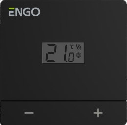 ENGO Controls EASY-24B - Regulator temperatury, 24V, dobowy, czarny, natynkowy