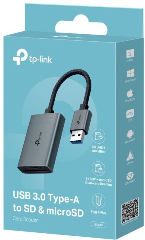 ADAPTER TP-Link UA430 SD/microSD na USB 3.0 ADAPTER TP-Link UA430 SD/microSD na USB 3.0