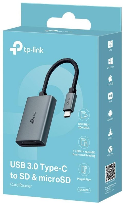 ADAPTER TP-Link UA430C SD/microSD na USB 3.0 Type C ADAPTER TP-Link UA430C SD/microSD na USB 3.0 Type C