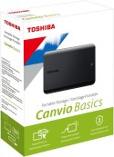 Dysk Zewnętrzny TOSHIBA CANVIO BASICS 2.5inch 1TB External HDD USB 3.2 Gen 1 black