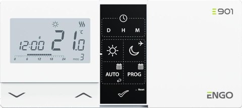 ENGO Controls E901 - Regulator temperatury przewodowy, tygodniowy, elektroniczny