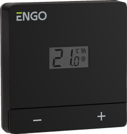 ENGO Controls EASY-230B - Regulator temperatury, 230V, czarny, dobowy, natynkowy