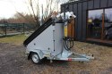 Przyczepa do monitoringu PV3 z zabudową z systemem na fotowoltaikę