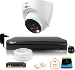 ZESTAW Kamera IP Dahua 8mpx IPC-HDW1839T-A-IL-0280B-S6 + DYSK 1TB