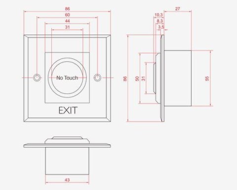 Czujnik zbliżeniowy SCOT BT-5B/IR