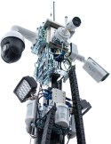 Mobilna wieża do zdalnego wideomonitoringu CCTV iCAM-TOWER AI 5MQ3