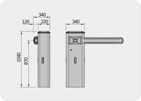 Szlaban BFT GIOTTO BT B ULTRA36 z ramieniem 5m