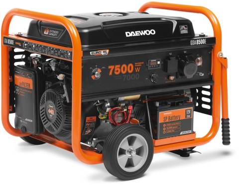 ZESTAW AGREGAT PRĄDOTWÓRCZY DAEWOO GDA 8500E 7.5kW + 2x GENERATOR OIL SAE 10W-30 DWO 600