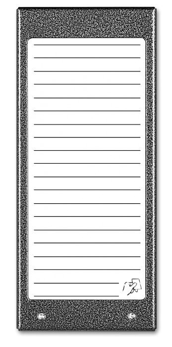 ACO CDN-17NACC ST Podświetlany panel listy lokatorów (ok. 17 wpisów)