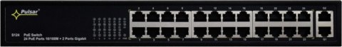SWITCH POE PULSAR S124 24+2 UPLINK POE+ GIGABIT