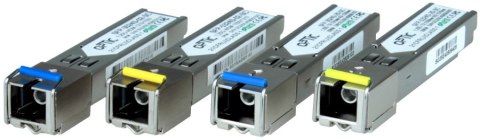 MODUŁ SFP WDM 1.25Gbps, SC SM, 16dB (20km) TX1310/RX1550 MODUŁ SFP WDM 1.25Gbps, SC SM, 16dB (20km) TX1310/RX1550